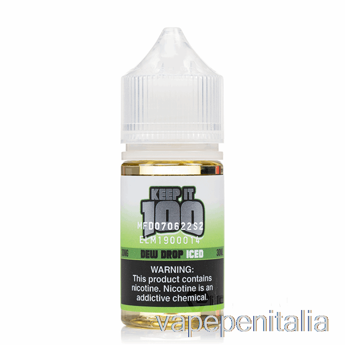 Vape Italia Dew Drop Iced - Keep It 100 Sali - 30ml 30mg